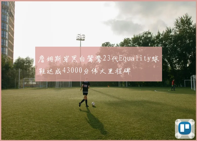 詹姆斯穿黑白鸳鸯23代Equality球鞋达成43000分伟大里程碑
