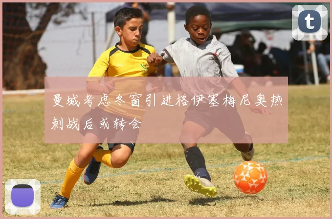 曼城考虑冬窗引进格伊塞梅尼奥热刺战后或转会